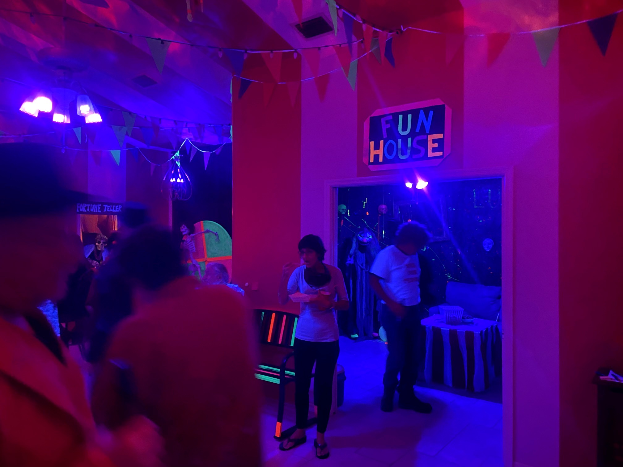 The Fun House entrance during the 2022 Carnival party